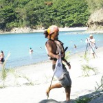 貞頼さん　人力カヌー大会