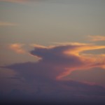 夕景　雲遊び